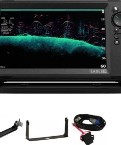 LOWRANCE Gps Marin|Sondeur Gps^Sondeur GPS Eagle 9 CHIRP HDI + Sonde 50/200/455/800 KHz