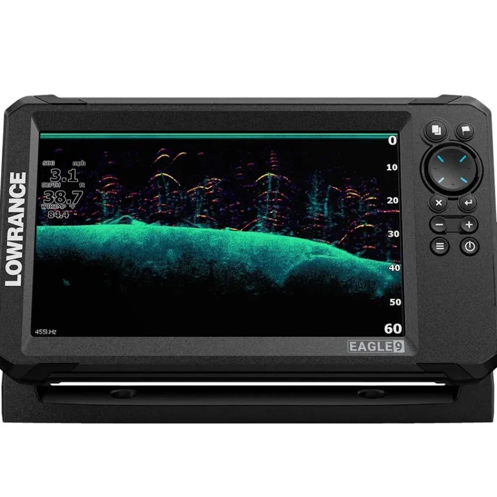 LOWRANCE Gps Marin|Sondeur Gps^Sondeur GPS Eagle 9 CHIRP HDI + Sonde 50/200/455/800 KHz