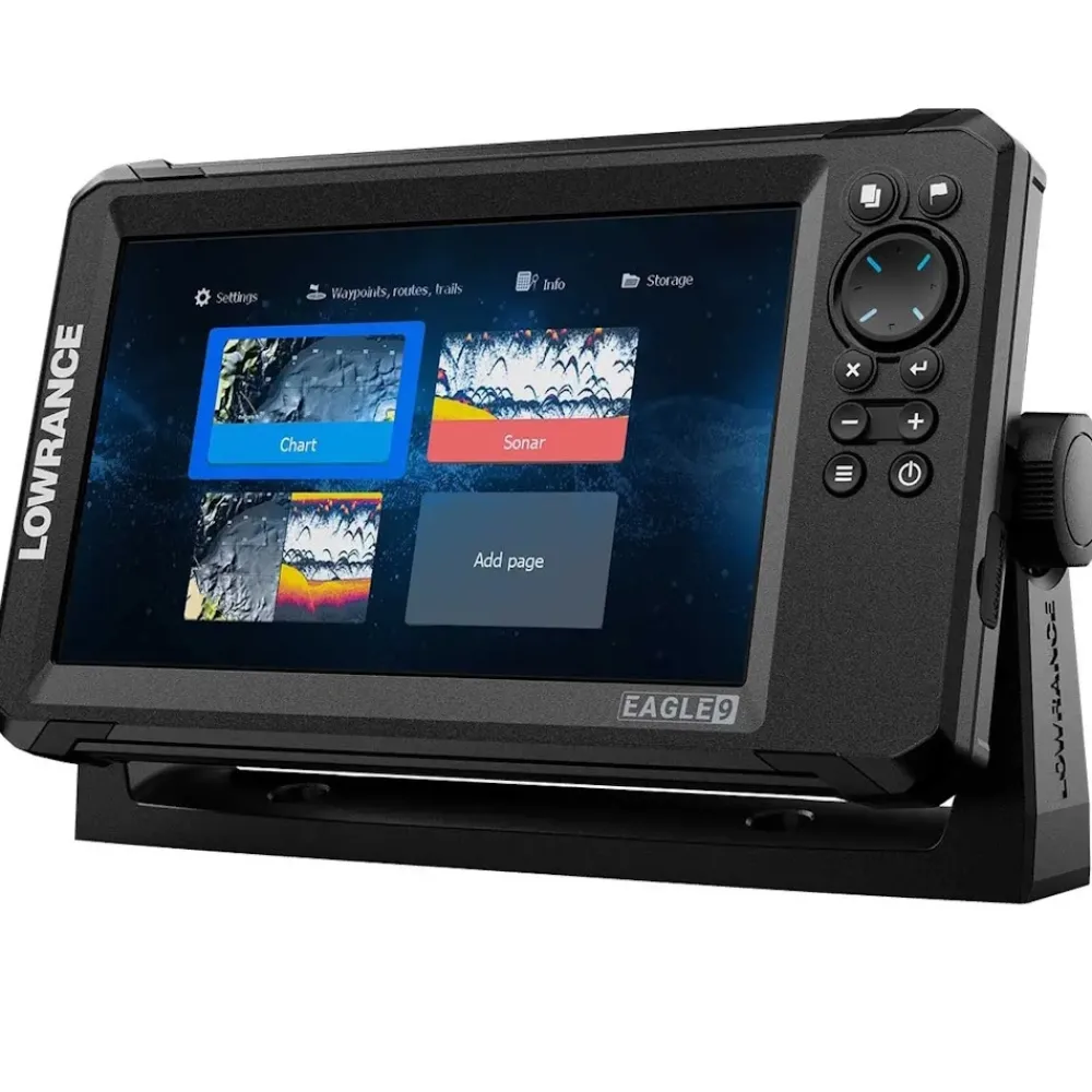 LOWRANCE Gps Marin|Sondeur Gps^Sondeur GPS Eagle 9 CHIRP HDI + Sonde 50/200/455/800 KHz