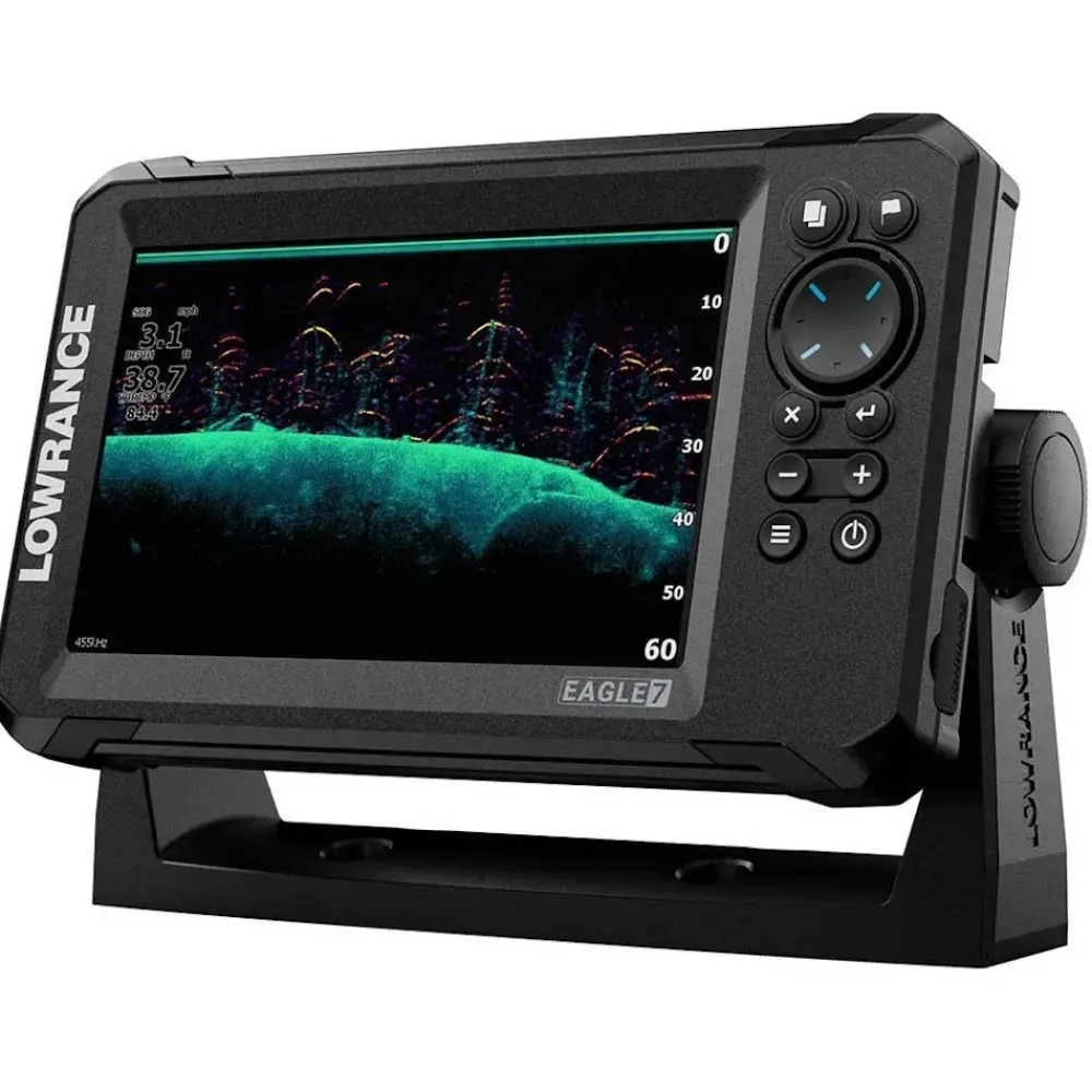 LOWRANCE Gps Marin|Sondeur Gps^Sondeur GPS Eagle 7 CHIRP HDI + Sonde 50/200/455/800 KHz