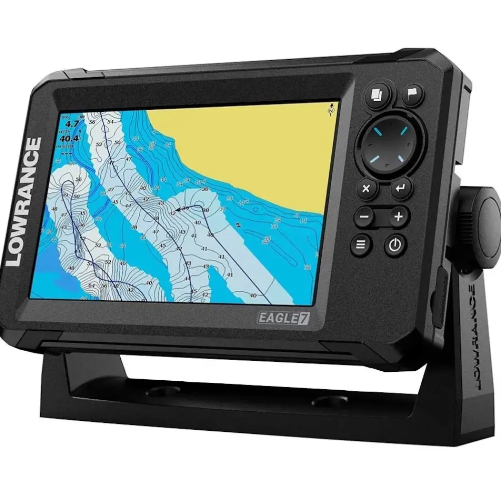 LOWRANCE Gps Marin|Sondeur Gps^Sondeur GPS Eagle 7 CHIRP HDI + Sonde 50/200/455/800 KHz