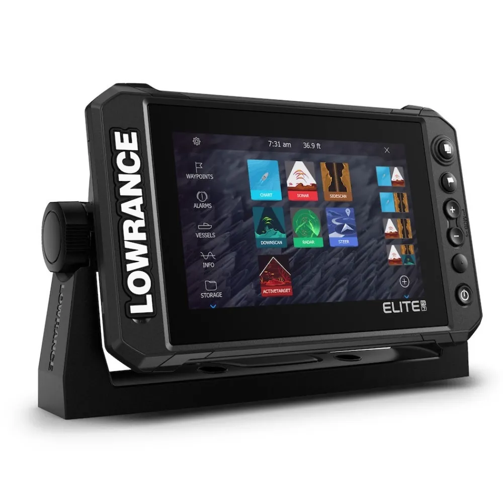 LOWRANCE Sondeur GPS Elite-7 FS HDI + sonde TA 83/200/455/800 KHz