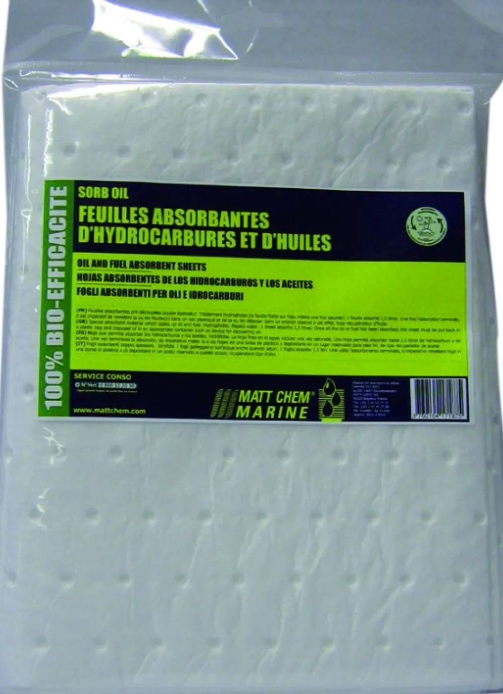 MATT CHEM MARINE Sorb Oil
