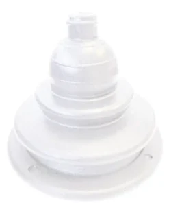 SUPER MARINE Soufflet passe câble ø150 x 105mm - blanc