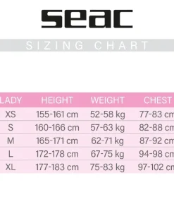 Femme SEAC SUB Sous vêtement Hoody Femme - 2.5 mm