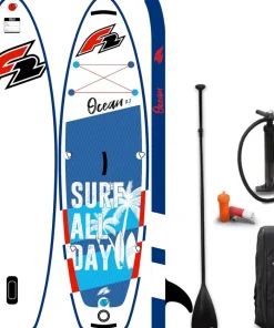 F2 SUP Paddle Gonflable enfant Ocean Boy 8'2| Paddle Gonflable