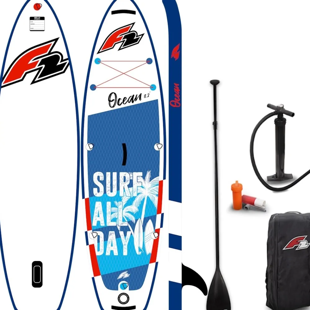 F2 SUP Paddle Gonflable enfant Ocean Boy 8'2| Paddle Gonflable