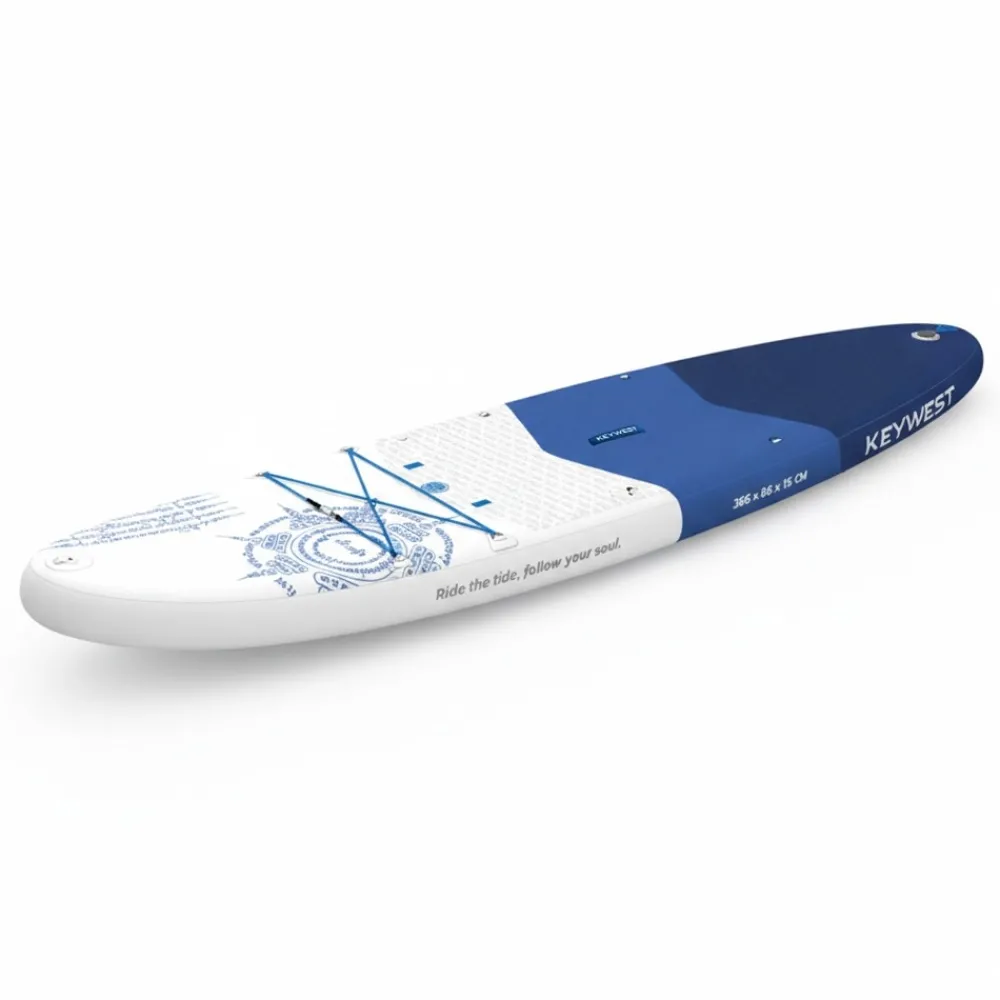 KEY WEST Sup Paddle Gonflable Classic Air 11.0 Saphir Full Pack| Paddle Gonflable