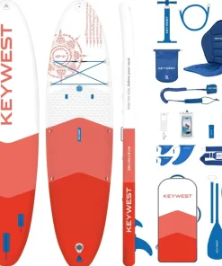 KEY WEST Sup Paddle Gonflable Classic Air 11.0 Chili Pepper Full Pack| Paddle Gonflable