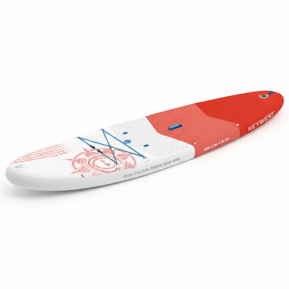 KEY WEST Sup Paddle Gonflable Classic Air 11.0 Chili Pepper Full Pack| Paddle Gonflable