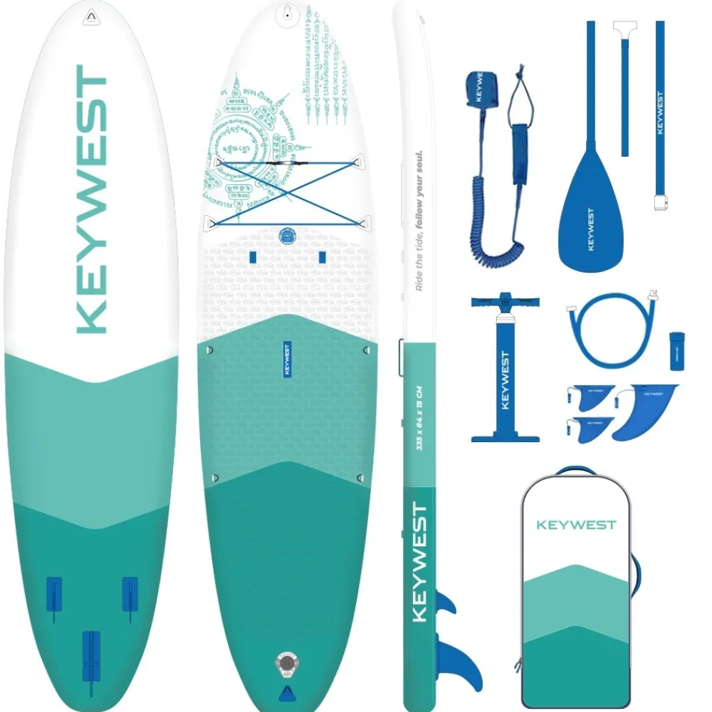 KEY WEST Sup Paddle Gonflable Classic Air 11.0 Lagoon| Paddle Gonflable