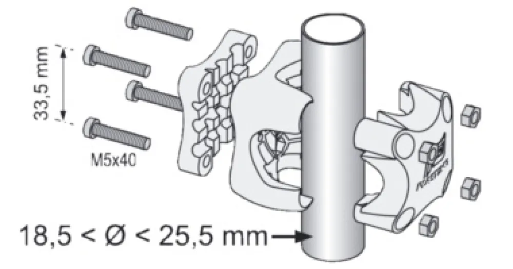 PLASTIMO Accastillage De Pont^Support Plasticlip multi-usages