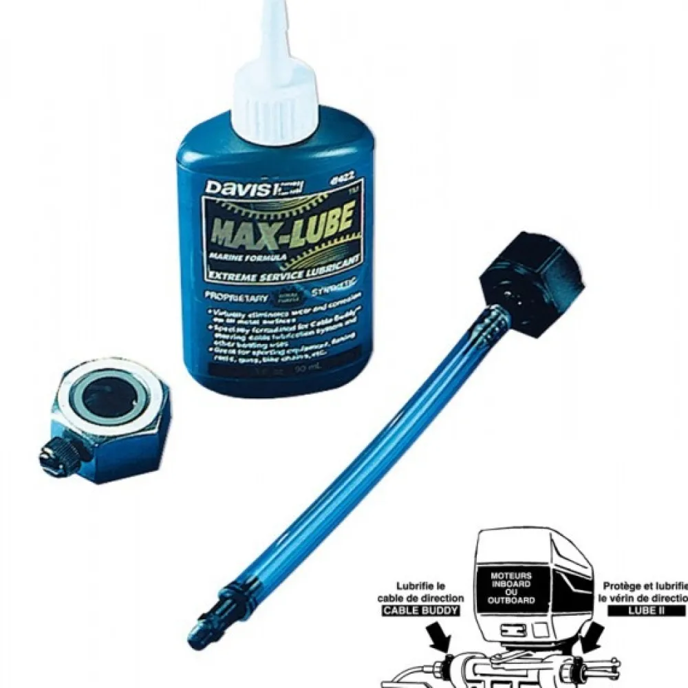 TOPOMARINE Système lubrification Cable Buddy