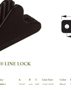 SEA-LECT DESIGNS Accastillage Canoë-Kayak|Accastillage Kayak De Pêche^Taquet coinceur Nylon
