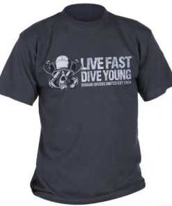 UWAHU Textiles, Montres, Lunettes^Tee-Shirt Live Fast Dive Young
