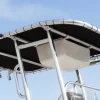 FISHMASTER T-Top Et Roll Bar^Toile bimini pour T-Top Alu Universel  Noir
