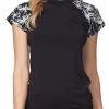 RIP CURL Lycra / Rashguard|Lycra, T-Shirt, Top^Top Lycra manches courtes femme Wetty - Black - 8