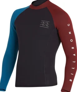 BILLABONG Top néoprène Homme Révolution 2mm -  Blue/Red/Black - XL