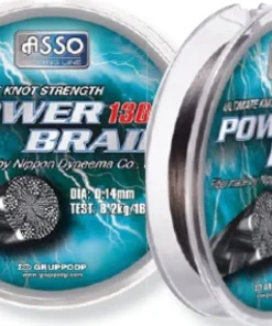 ASSO Tresse Power Braid Noire 130 m| Nylons / Tresses Carnassier