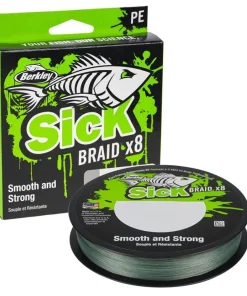 BERKLEY Tresse Sick Braid X8 Verte 150 m