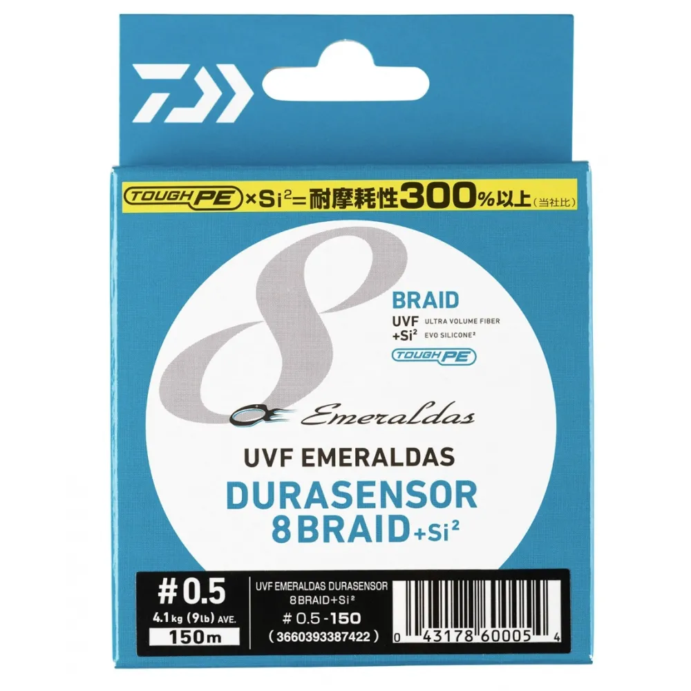 DAIWA Nylons / Tresses|Nylons / Tresses^Tresse Emeraldas Durasensor 8 braid +Si²