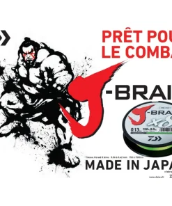 DAIWA Tresse J Braid 8 brins 1500 m Multicolore