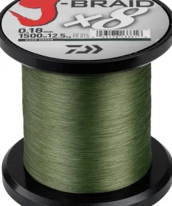 DAIWA Fils De Pêche|Tresse Pêche^Tresse J Braid 8 brins 3000 m Verte