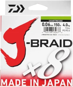 DAIWA Tresse J Braid 8 brins 500 m Multicolore