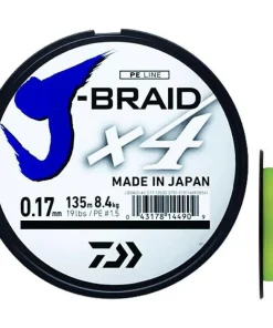 DAIWA Tresse J Braid X 4 brins | 270 m Jaune