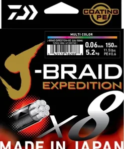 DAIWA Fils De Pêche|Tous Les Produits^Tresse J-Braid Expedition X 8 Dark Green - 500 M