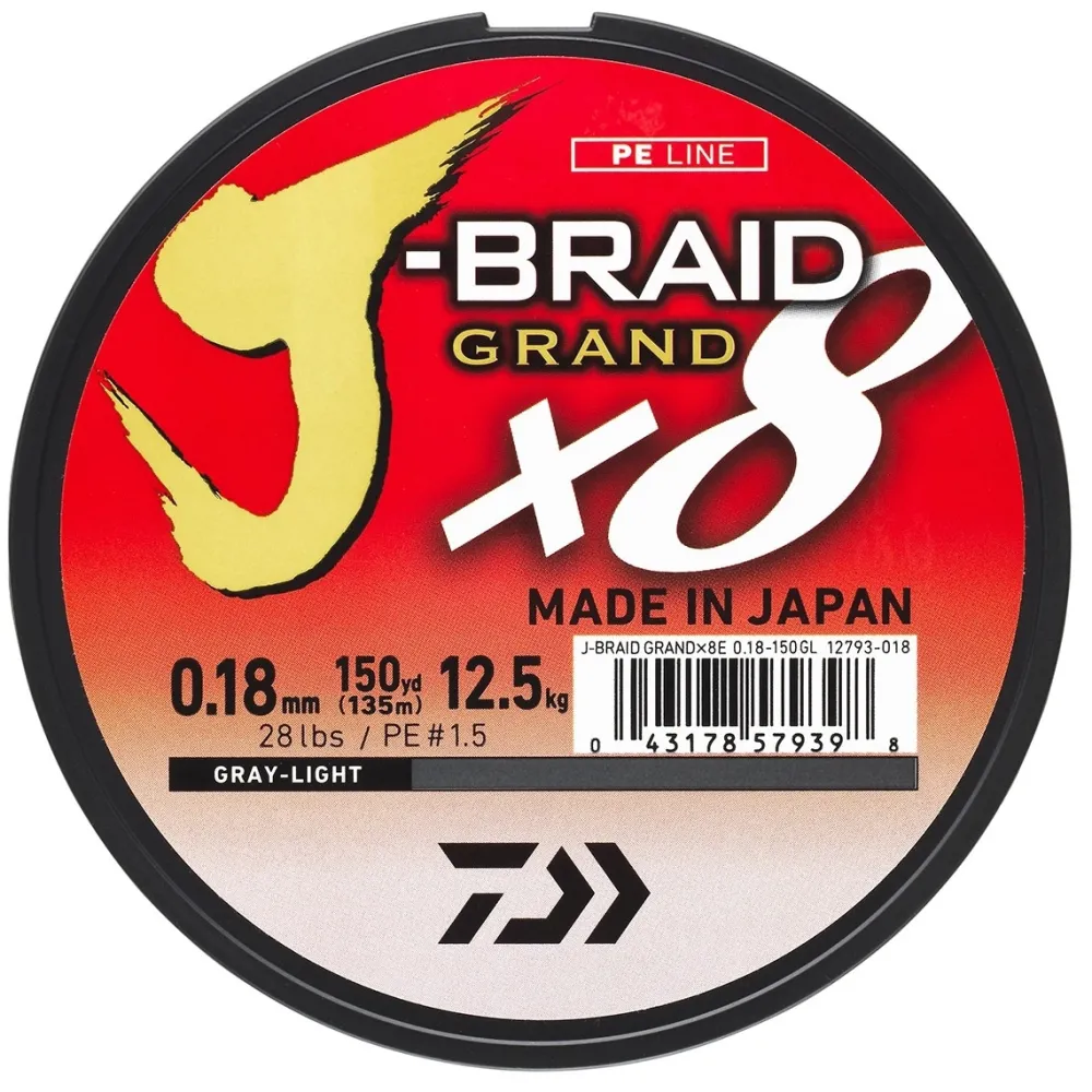 DAIWA Tresse J-Braid Grand X8 Bleu 270m