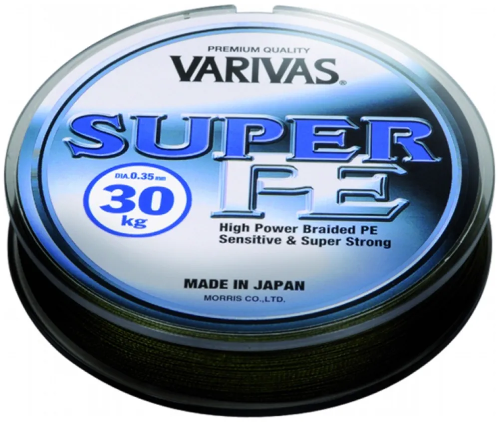 VARIVAS Tresse de pêche Super PE verte 270 m
