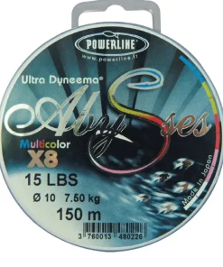 POWERLINE Tresse Abysses Multicolor 150 m| Nylons / Tresses Carnassier