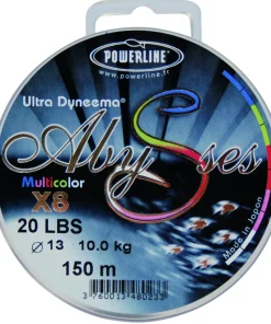 POWERLINE Tresse Pêche|Nylons / Tresses^Tresse Abysses Multicolor 300 m