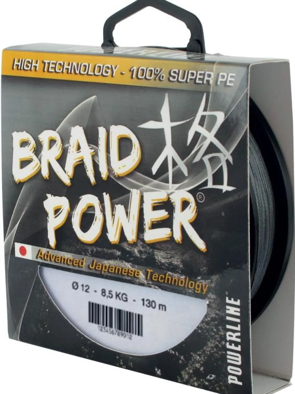 POWERLINE Fils De Pêche Truite|Nylons / Tresses Carnassier^Tresse power grise 130 m
