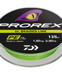 PROREX Nylons / Tresses|Nylons / Tresses^Tresse de Daiwa UL Pe Line Chartreuse 135m