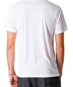 RIP CURL T-Shirt Homme Surflite - Blanc/ Stripes - 2018
