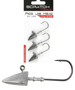 SCRATCH TACKLE Hameçons|Têtes Plombées^Tête plombée Aero jig head