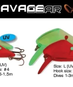 SAVAGE GEAR Têtes plastiques à bavette Lip Scull 2 couleurs Savagear