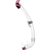 CRESSI-SUB Tuba Cressi Seal Dry - Transparent/Rose