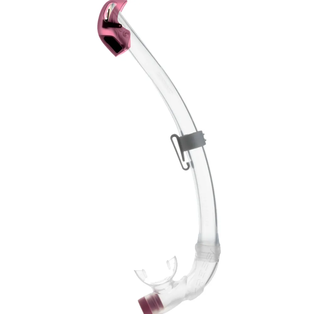 CRESSI-SUB Tuba Cressi Seal Dry Junior - Transparent/Rose