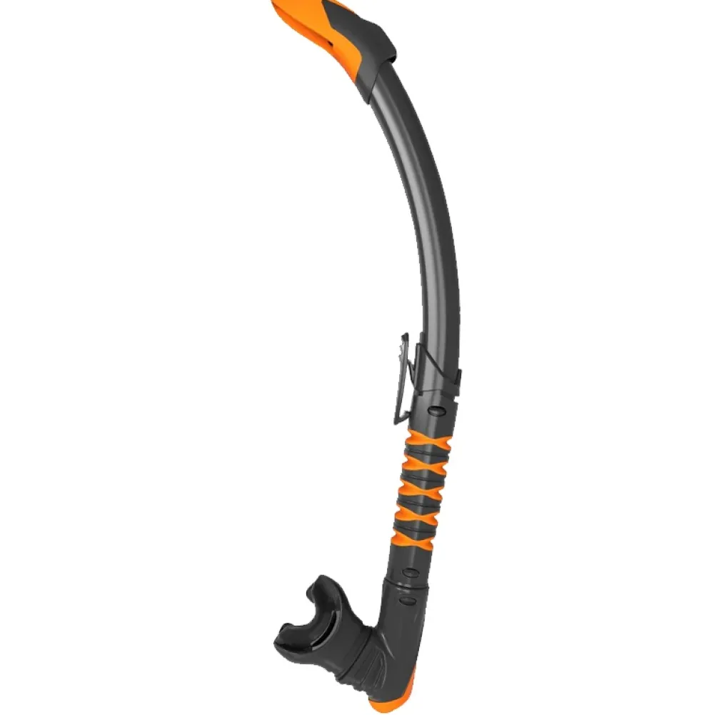 AQUALUNG Tuba de Plongée Zephyr Flex - Noir/Orange