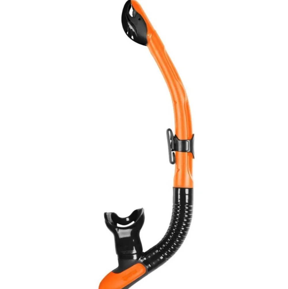 MARES Tubas Snorkeling|Tuba De Plongée^Tuba Plongée Snorkeling Ergo Dry Noir/Orange