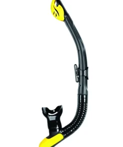 MARES Tuba Plongée Snorkeling Ergo Dry Noir/Jaune