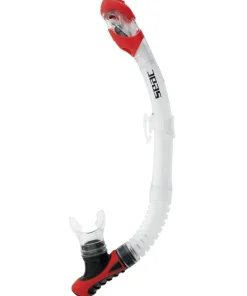 SEAC SUB Tubas Snorkeling|Tuba De Plongée^Tuba Reverse Dry Clear/Rouge