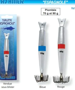 FLASHMER Calamarette & Turlutte|Leurres^Turlutte Espagnole 70 g