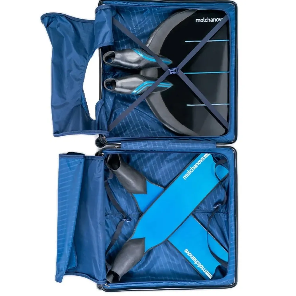 MOLCHANOVS Valise de transport Hard Case Noir