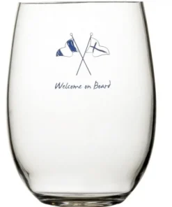 MARINE BUSINESS Vaisselle^Verre à Orangeade - Collection Welcome On Board - 6 Pièces