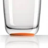 COULEURMER Verre whisky Palm orange x4