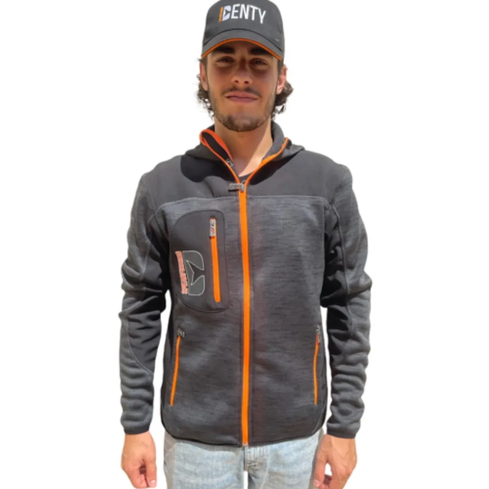 DENTY SPEARFISHING Veste Et Pantalon|Veste Et Pantalon^Veste à capuche soft-shell - Grise